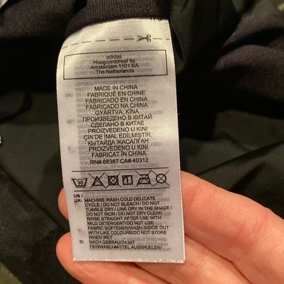 ADIDAS OriginalsTrefoil Swimsuit /body suit/ one piece Size Medium - Picture 9 of 9